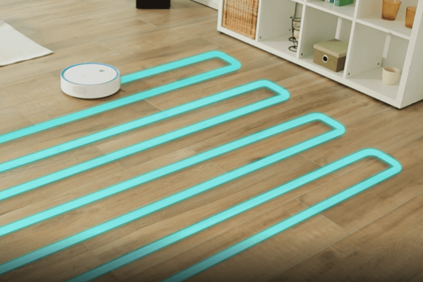 Medion md 18861 hat eine strukturierte Navigation und fährt den Raum strukturiert ab